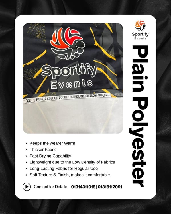 Plain Polyester Jersey